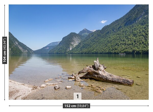 Carta da parati Koenigsee Baviera 104x70 cm