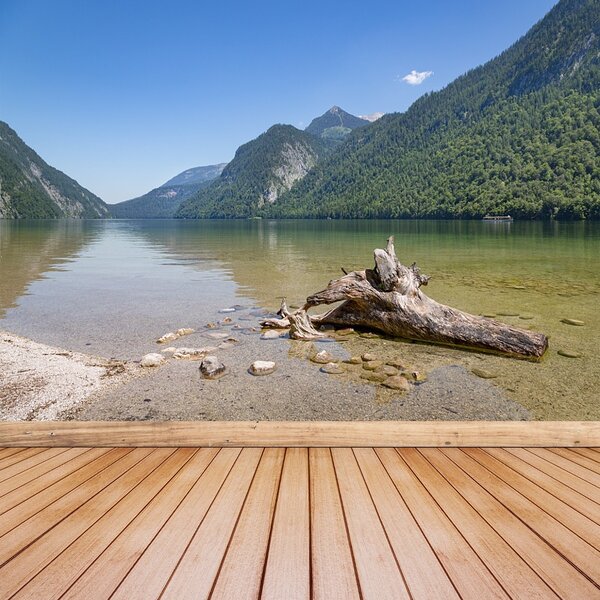 Carta da parati Koenigsee Baviera 104x70 cm