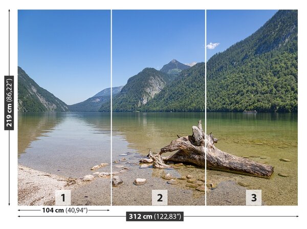 Carta da parati Koenigsee Baviera 104x70 cm