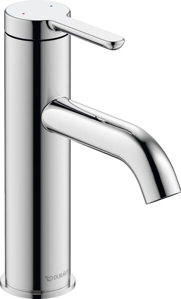 Miscelatore per lavabo, dimensione M (altezza del beccuccio 86 mm), rubinetto per bagno, miscelatore per lavabo con cartuccia Vetroceramica, cromo
