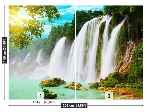 Carta da parati Detian Waterfall 104x70 cm