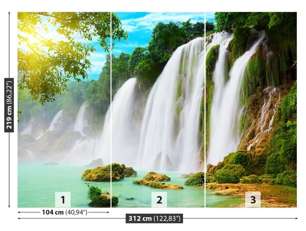 Carta da parati Detian Waterfall 104x70 cm