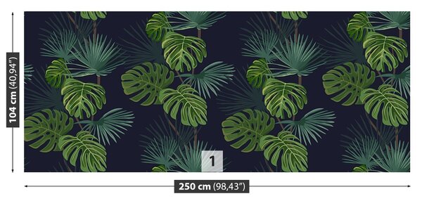 Carta da parati Monstera Hole 104x70 cm