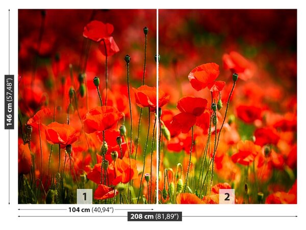 Carta da parati Maki Meadow 104x70 cm