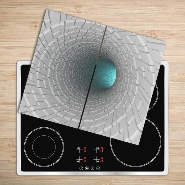 Tagliere in vetro Tunnel 3D 60x52 cm