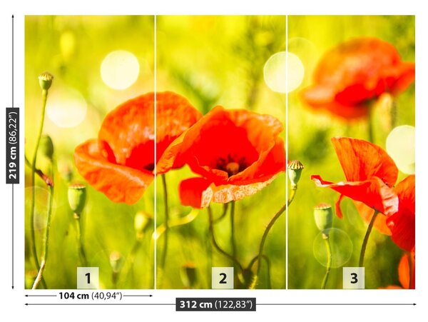 Carta da parati Maki Meadow 104x70 cm