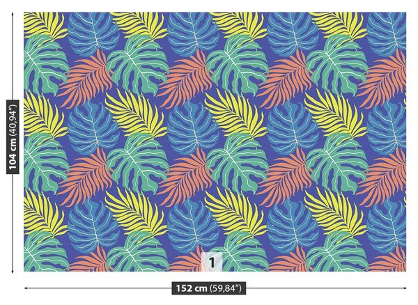 Carta da parati Giungla tropicale 104x70 cm