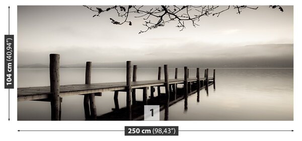 Carta da parati Pier al mattino 104x70 cm