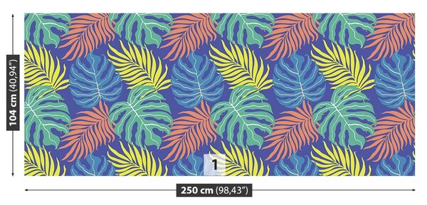 Carta da parati Giungla tropicale 104x70 cm