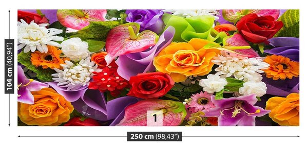 Carta da parati Fiori 104x70 cm