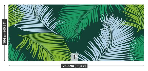 Carta da parati Modello tropicale 104x70 cm