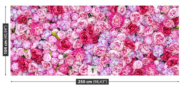 Carta da parati Peonie 104x70 cm