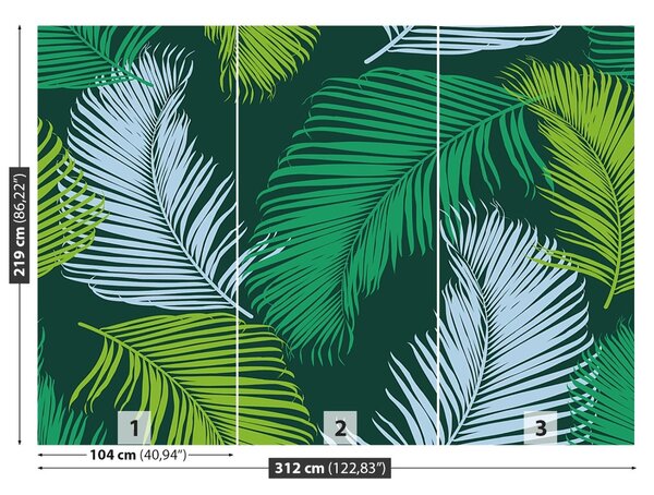 Carta da parati Modello tropicale 104x70 cm