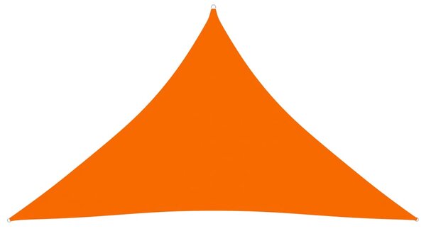 Parasole a Vela Tessuto Oxford Triangolare 3x3x4,24m Arancione