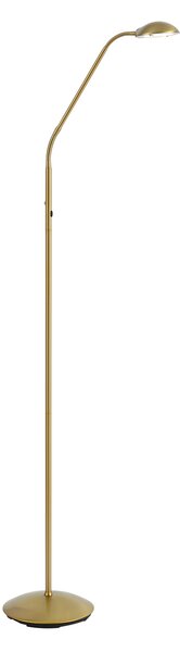 Lampada da terra moderna ottone con LED dimmerabile a 3 livelli ricaricabile - Waldorf