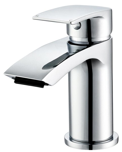 Rubinetto per bagno, lavabo a cascata, miscelatore con rubinetto ceramico a basso rumore