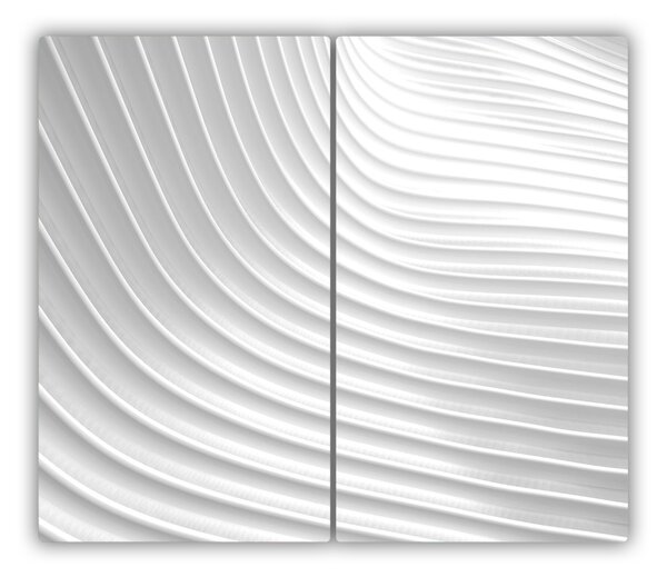 Tagliere in vetro Linee di astrazione 60x52 cm