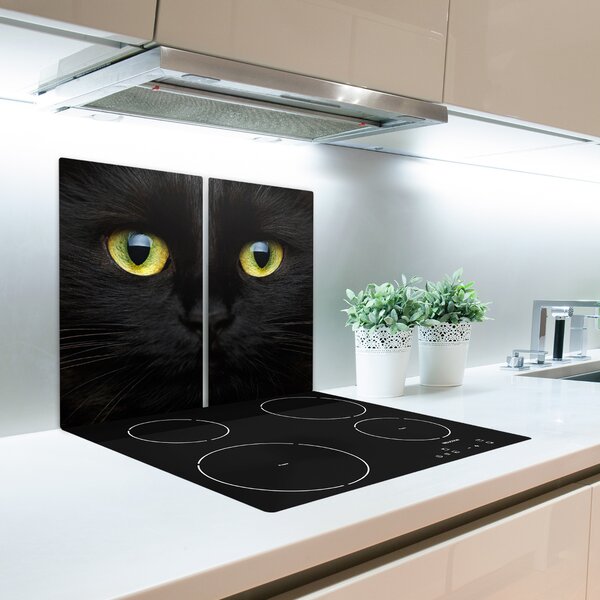 Tagliere in vetro Gli occhi di gatto 60x52 cm