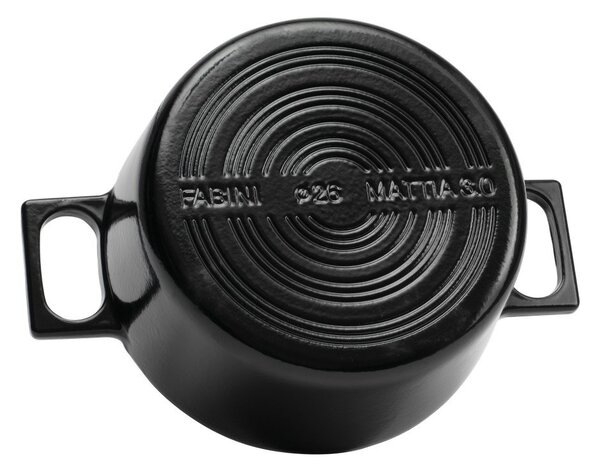 Casseruola in ghisa con coperchio incluso adatta all'induzione 5,5 l Mattia 3.0 – FABINI