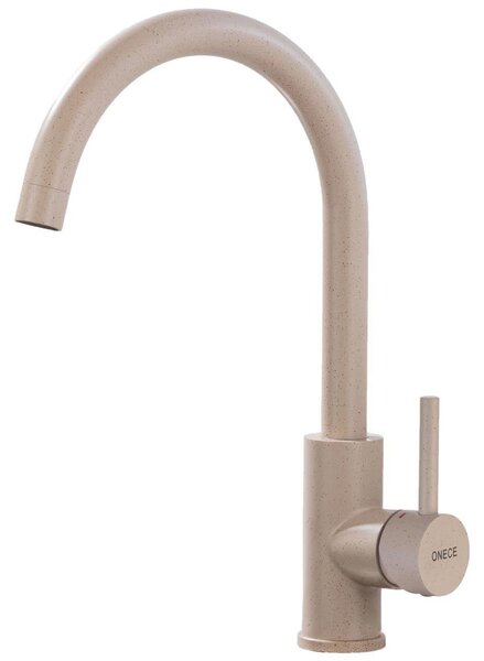 Rubinetto da cucina color grano, rubinetto per lavello da cucina, girevole a 360°