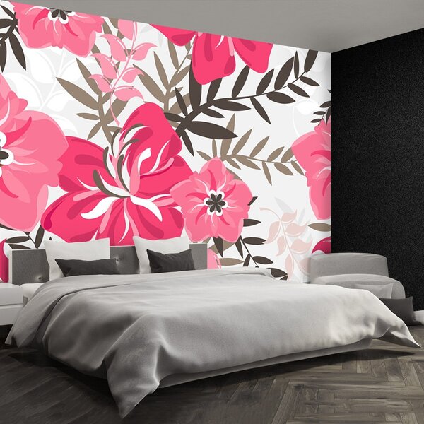 Carta da parati Fiori 104x70 cm