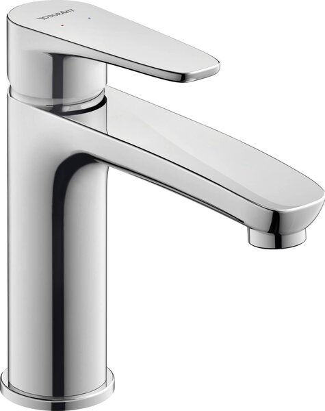 Miscelatore per lavabo, modello M (altezza del beccuccio 110 mm), rubinetto per bagno, cartuccia in Vetroceramica, cromo