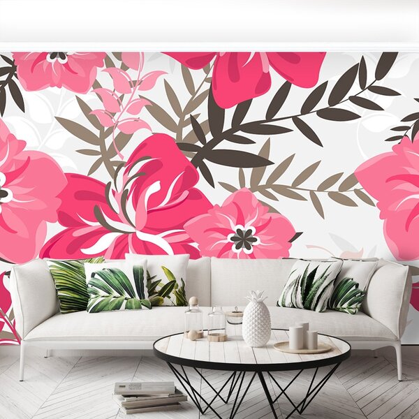 Carta da parati Fiori 104x70 cm