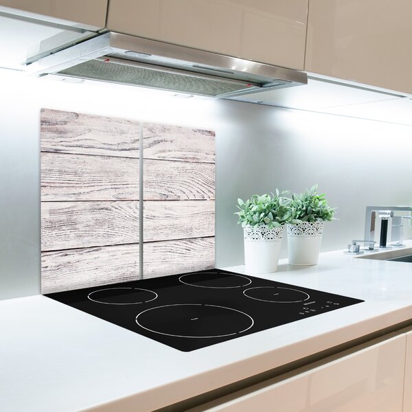 Tagliere in vetro Muro di legno 60x52 cm