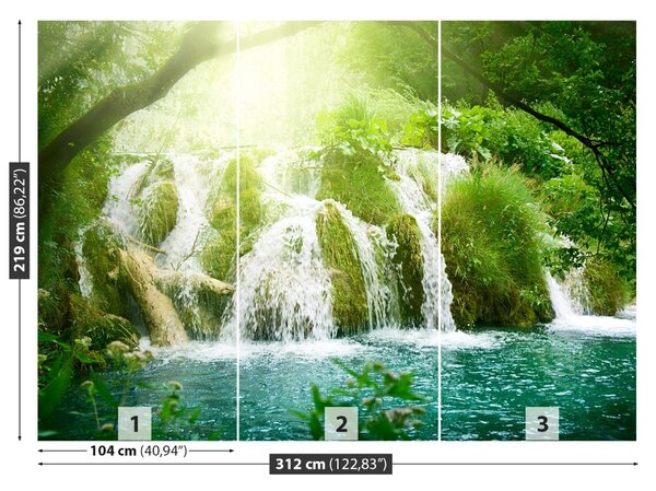 Carta da parati Cascata 104x70 cm