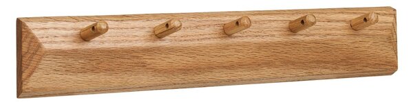 Attaccapanni da parete di colore naturale in rovere massiccio 50 cm Barco – House Nordic