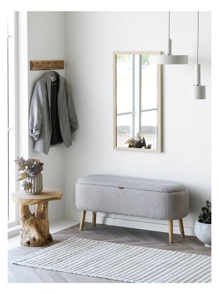 Attaccapanni da parete di colore naturale in rovere massiccio 50 cm Barco – House Nordic
