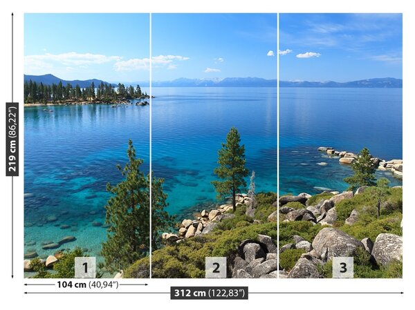 Carta da parati Lago Tahoe 104x70 cm