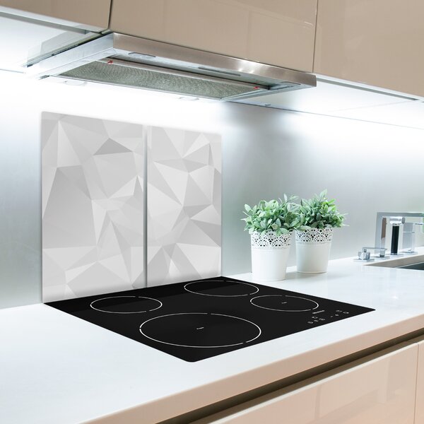 Tagliere in vetro Astrazione del triangolo 60x52 cm