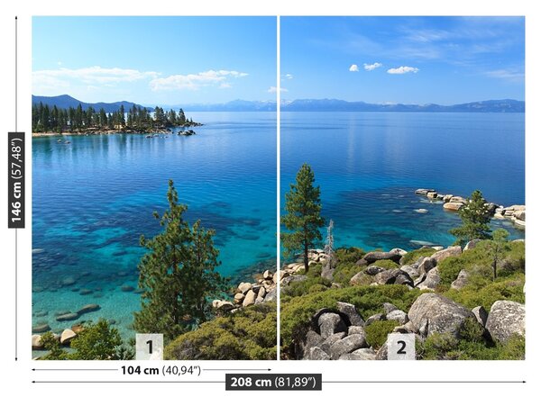 Carta da parati Lago Tahoe 104x70 cm