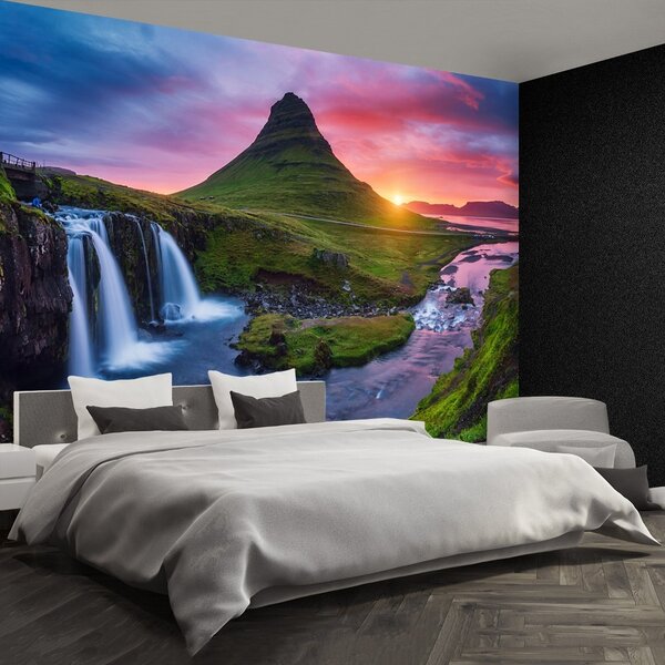 Carta da parati Vulcano Kirkjufell 104x70 cm