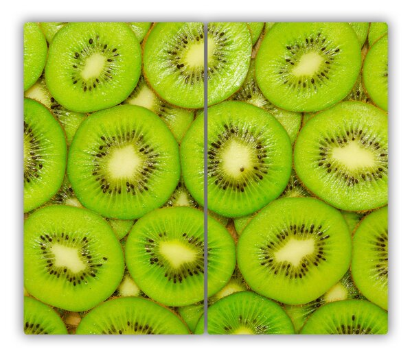 Tagliere in vetro temperato Kiwi 60x52 cm