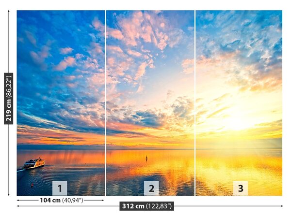 Carta da parati Il tramonto 104x70 cm