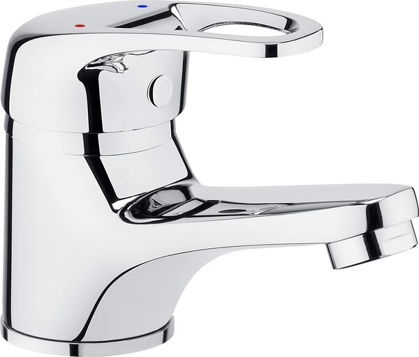 Miscelatore monocomando per lavabo con corpo in ottone di alta qualità