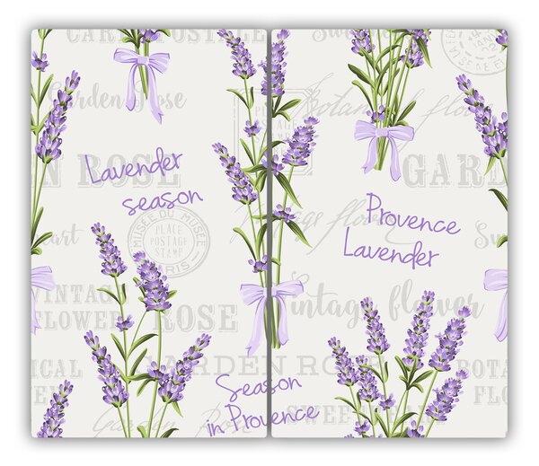 Tagliere in vetro Lavanda 60x52 cm