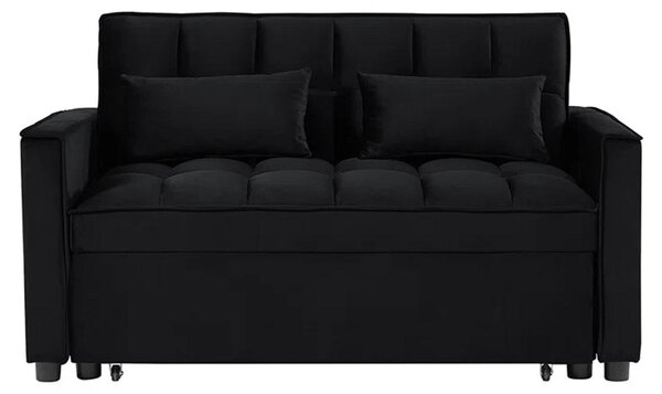 Divano letto Mirko, colore nero