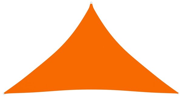 Parasole a Vela Oxford Triangolare 2,5x2,5x3,5 m Arancione