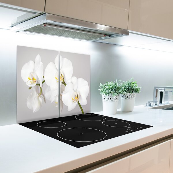 Tagliere in vetro Orchidea 60x52 cm