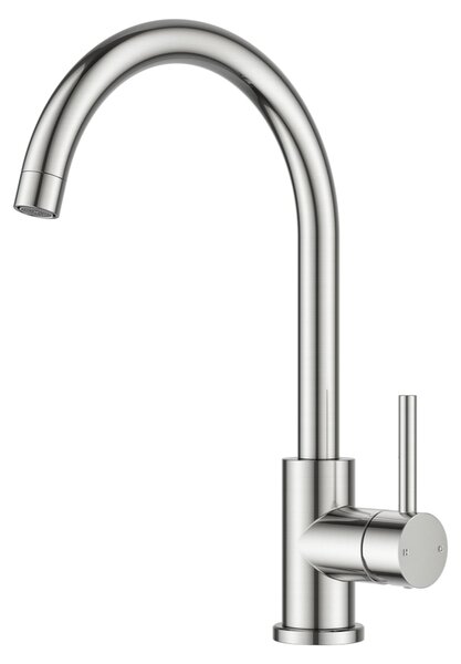 Rubinetto da cucina, girevole a 360°, miscelatore monocomando per acqua calda e fredda