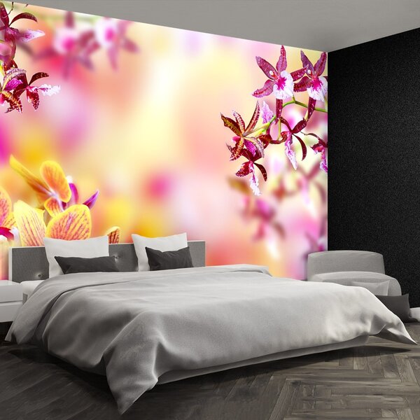 Carta da parati Orchidea rosa 104x70 cm
