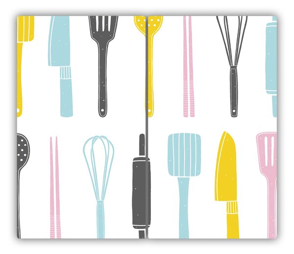 Tagliere in vetro Utensili da cucina 60x52 cm