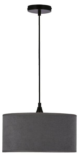 Apparecchio a sospensione moderno rotondo MALOTO - 1xE27, 60W, nero / grafite / oro