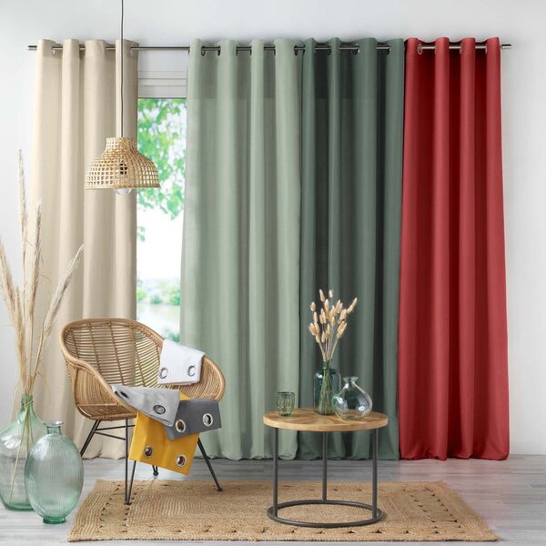 Tenda rossa in microfibra 140x260 cm Absolu – douceur d'intérieur