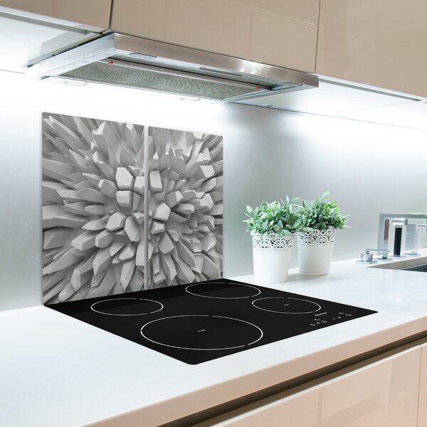 Tagliere in vetro Astrazione 3D 60x52 cm