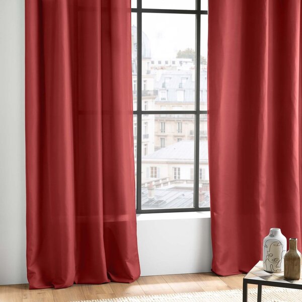 Tenda rossa in microfibra 140x260 cm Absolu – douceur d'intérieur