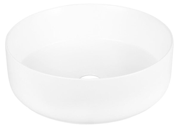 Lavabo da appoggio Differnz Mira in Vetroceramica sanitaria bianca 36,5 x 36,5 38.010.53